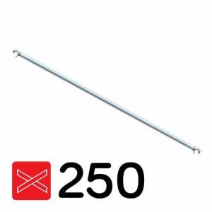 Skástífa fyrir 250cm pall (rauð)